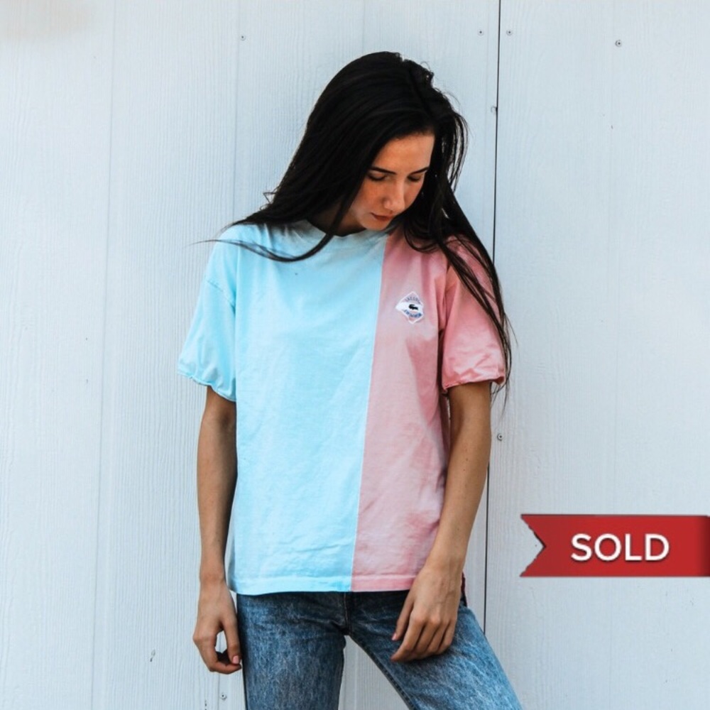 Vintage Lacoste Color Block Tee